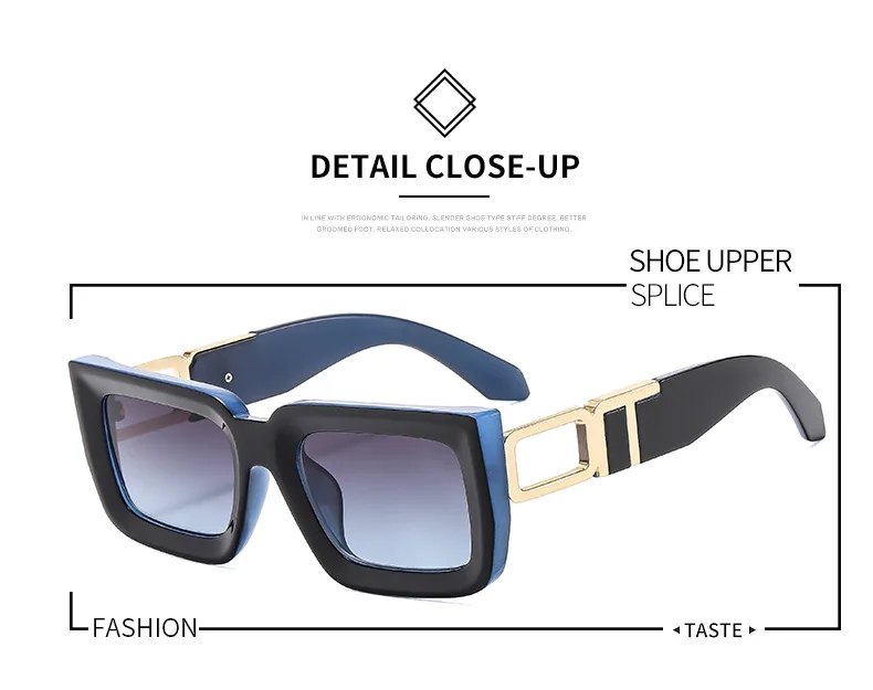 Nuovi occhiali da sole quadrati retrò per donna uomo occhiali da sole occhiali moda tonalità maschili occhiali di marca UV400_voghion.com