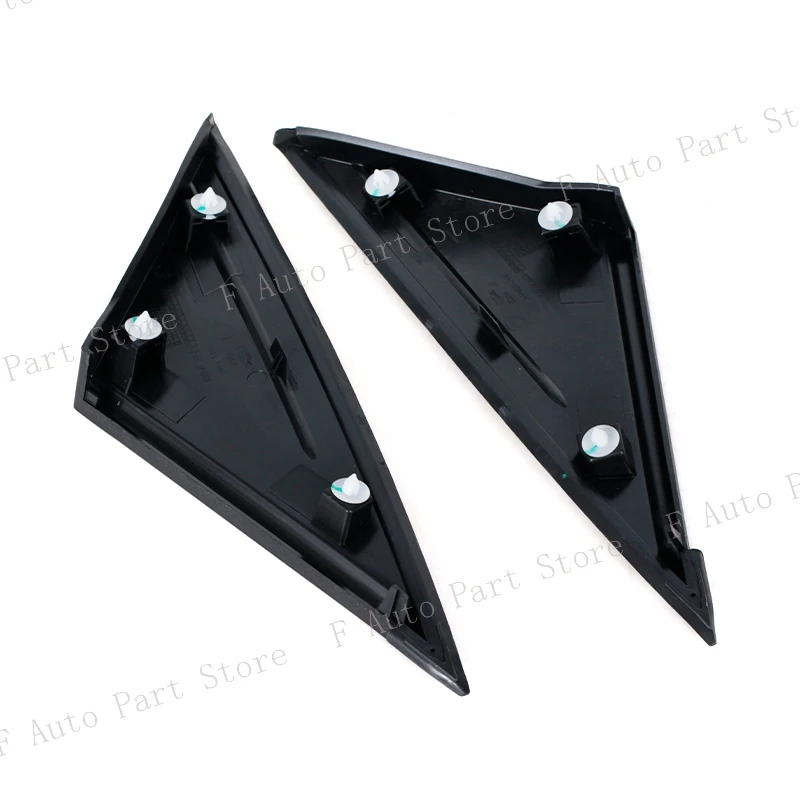 Oplatool 1 Paio Copri Specchietti Retrovisori Per Ford Focus MK2 MK3 MK4 E Mondeo - ABS Nero, Ricambio Aftermarket