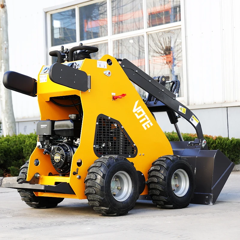 

Customized High Quality Skid Steer Loader With Track Hydraulic Mini Wheel Loader Manufacturer Wholesale Skid Steer Loaders