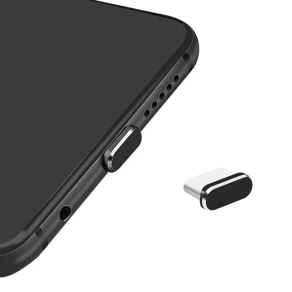 USB-C Dust Plug Set with Cleaning Brush - Anti-Dust Charging Port Covers (4-Pack)