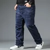 10XL Mens Black Jeans Oversize High Waist Loose Trousers Large Size Husband Plus Size Loose Denim Trousers Blue Male Denim Pants 4