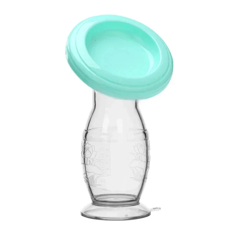 Silicone Sucker Manual Breast Pump Accessories Maternal Milk Collector Holder Baby Breastfeeding Bottle Puerperal Nursing Pump
