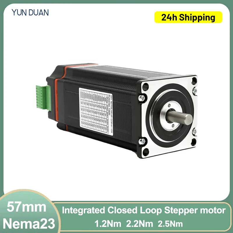 Motore Passo-passo Nema23 Con Encoder E Driver Integrato, Servomotore Ibrido 8mm Albero, 6V DC, TOSEASTARS
