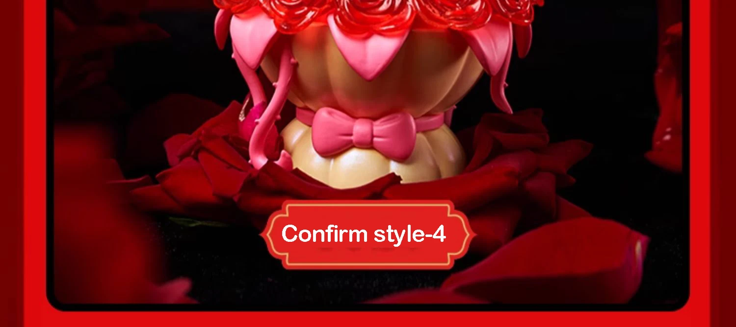 Ancient Nine Fox Rose Fairy Blind Box Mystery Figurine Action Toys