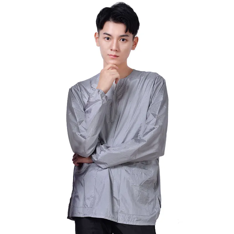 Dog Grooming Work Clothes Pet Shop Uniform Anti Hair Long Sleeved Apron Not Stained With Hair Hair Salon Hairdresser Robe Y0522 3