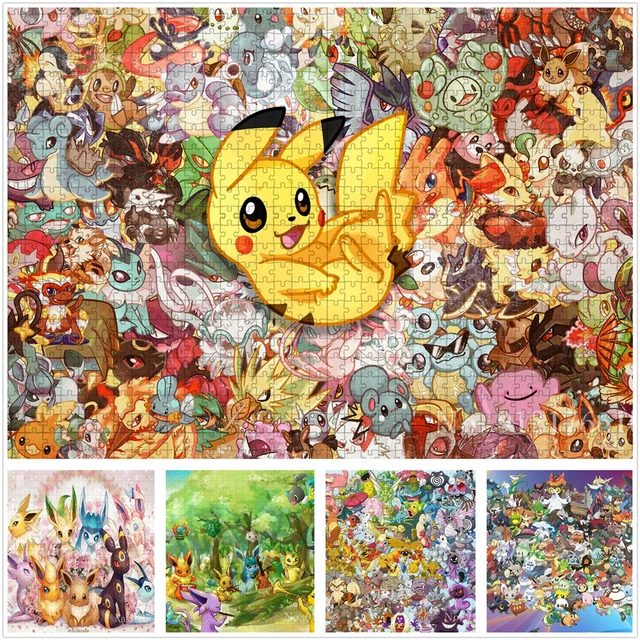 Buffalo Games Entertainment Pokemon Eevee Evolutions Frames 100 Pieces  Jigsaw Puzzle