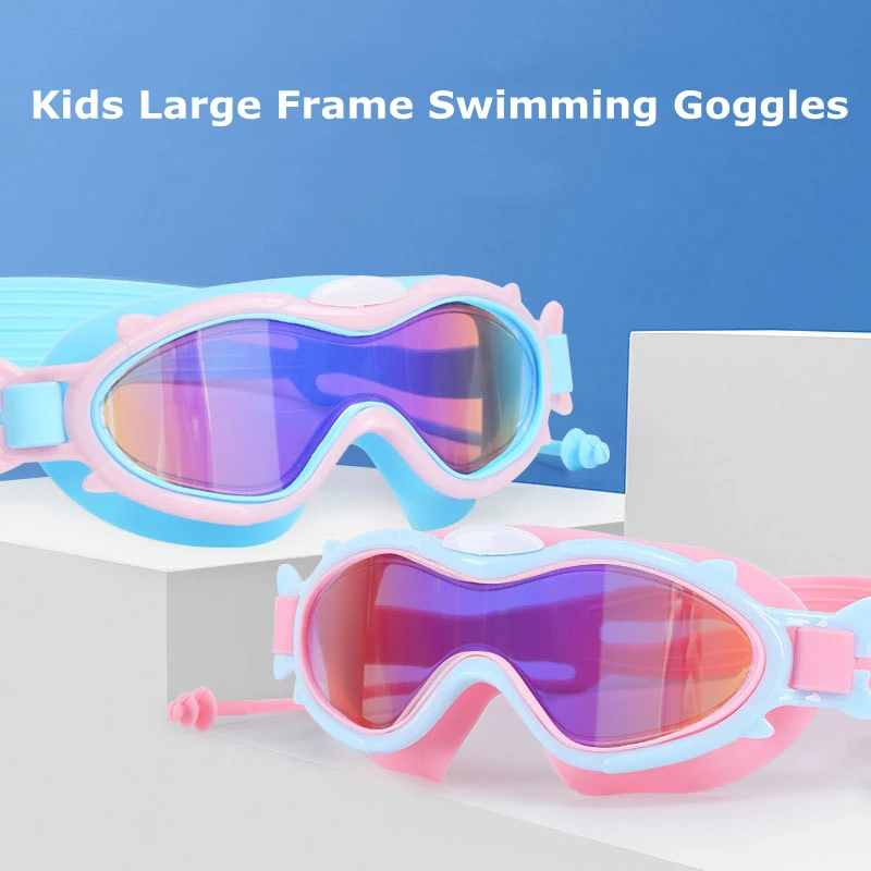 Swimming Goggles Diving Goggles Professional Swimming Goggles Kids Swimming Glasses Diving HD Waterproof Anti-fog UV Protection 4-15 Years Children Swim Eyewear