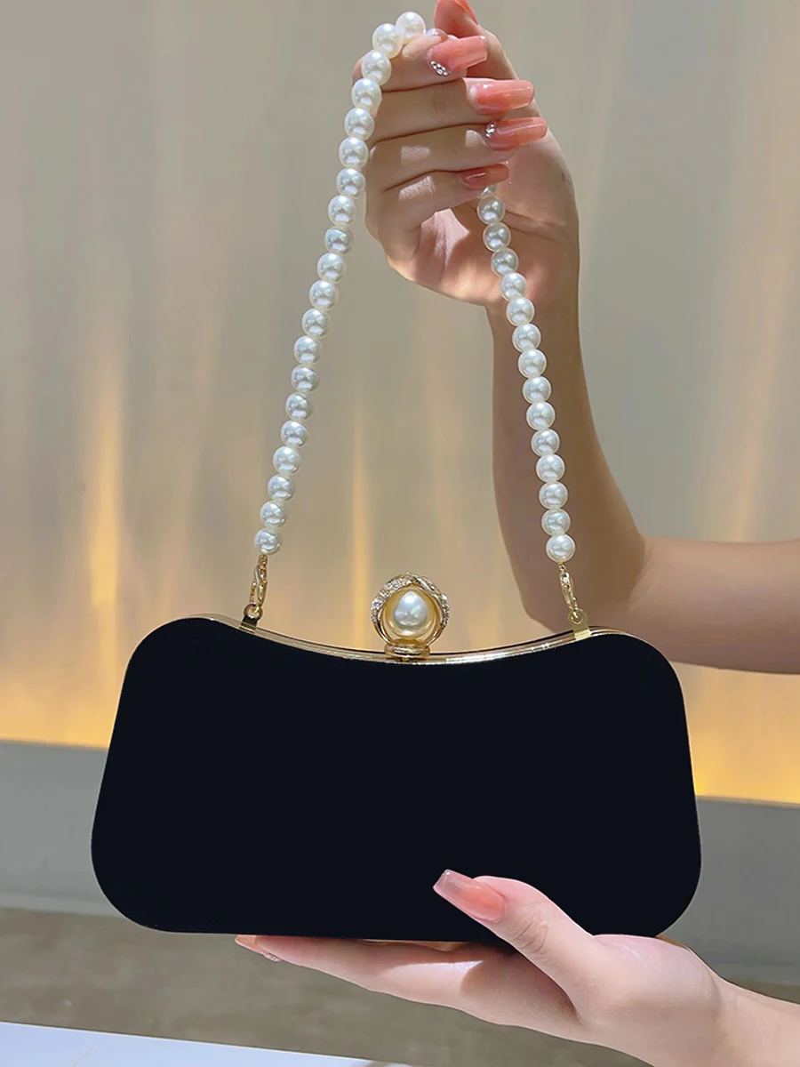 Women Velvet Clutch Purse Elegant Evening Handbag Wedding Party Clutch Purses for Women Evening Handbag Wedding Elegant  main image 2