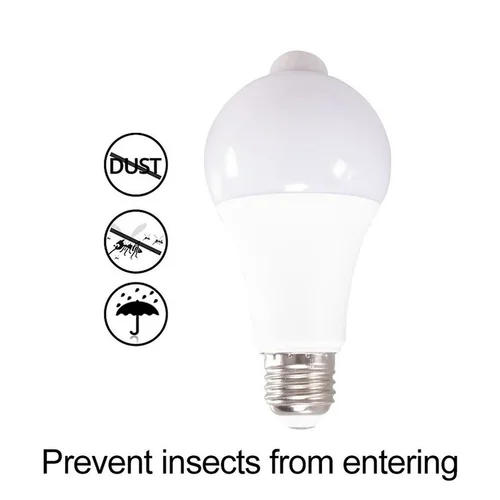 PwwQmm LED 220V E27 PIR 모션 센서 램프 12W 15W 18W 모션 센서가있는 전구 적외선 동작 감지기 야간 조명 5