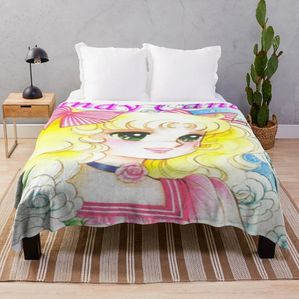 Candy Candy - Manga Anime Throw Coperta Divano Coperta Velour