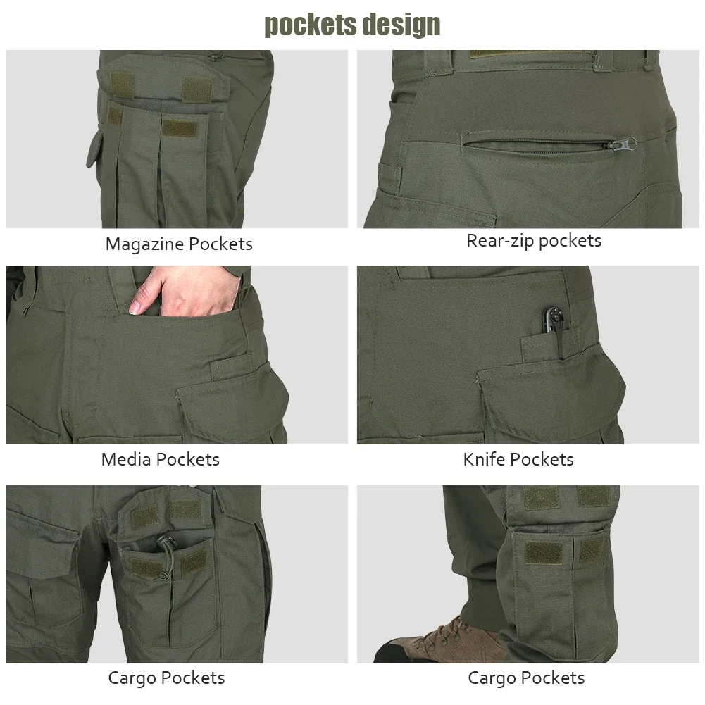 NEW Tactical Uniform Set Outdoor Hunting Clothes Gen3 Camo Combat Shirt & Pants Kit Ranger Green Men Clothing Multicam Elastic 5