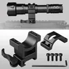 30MM/25.4MM Tactical Quick Release Scope Ring for 20mm Weaver/Picatinny Rail Adjustable Height Optical Riflescope Sight Mount 3