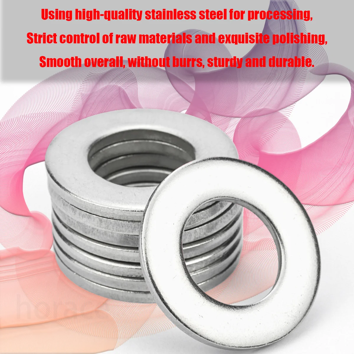 Versatile 600-Piece Stainless Steel Washer Assortment for Home, Factory, and Automotive Applications