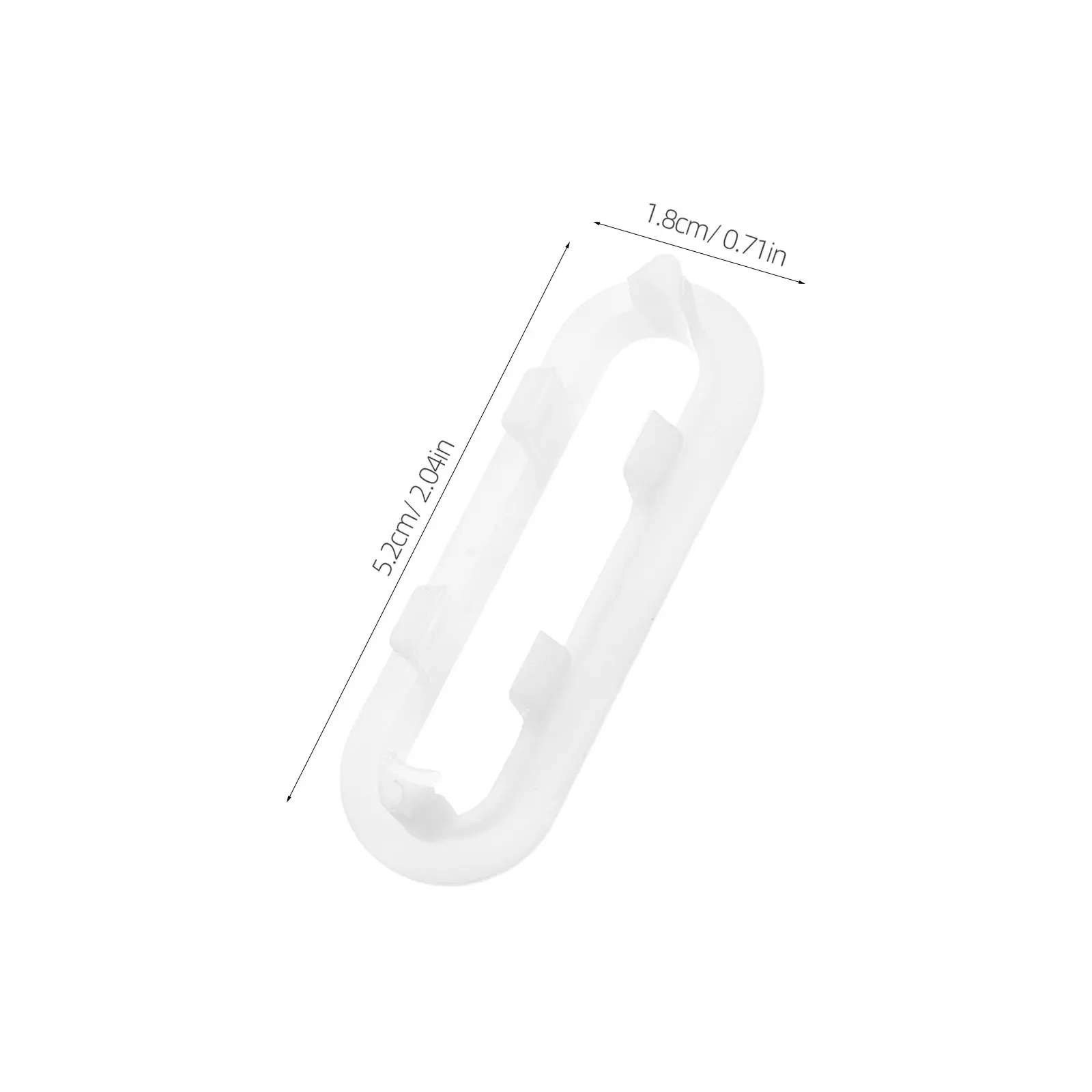 싱크대 장 화이트 오버플로우 플레이트 10개, 욕실 및 주방 세면대의 막힘 방지용 오버플로우 커버 인서트