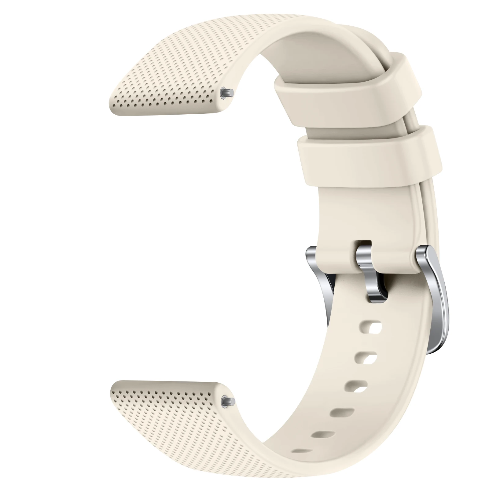 Elegant 18mm Silicone Watch Strap