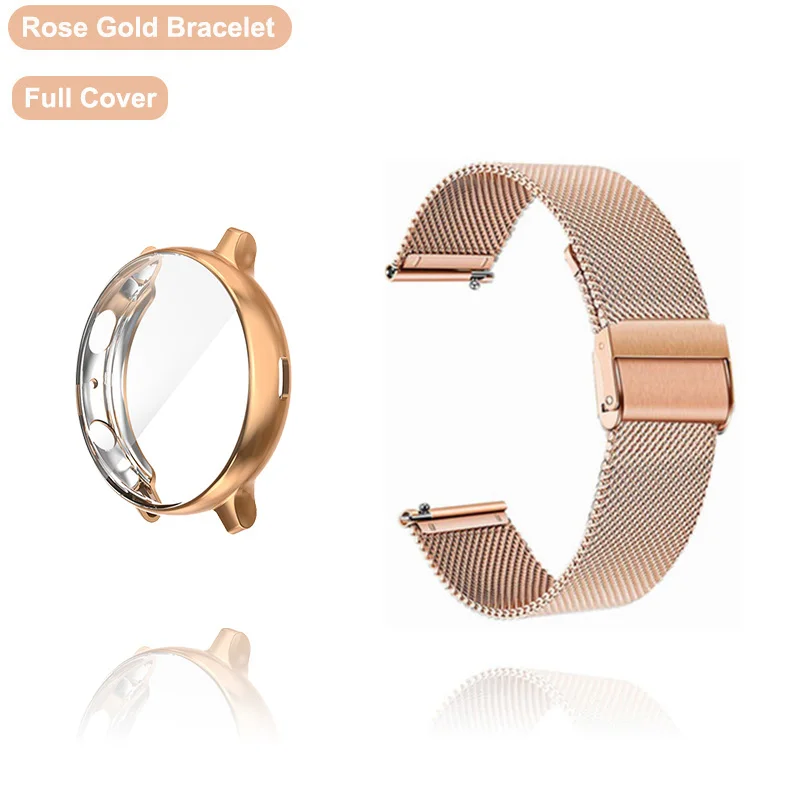 Multi-Size Metal Bracelet Strap with TPU Screen Protector and Case - Premium Watch Accessories
