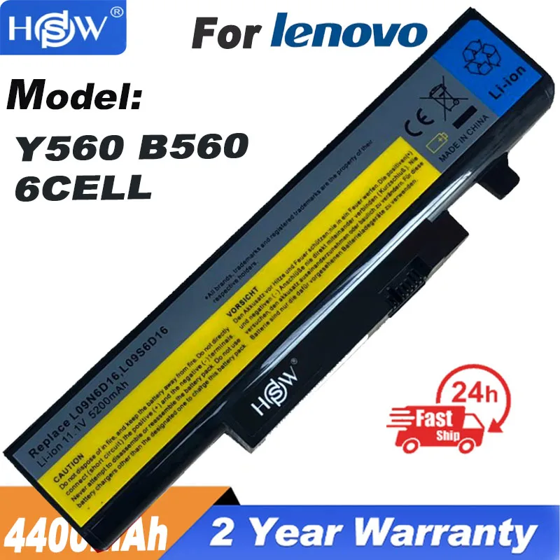 

For Lenovo IdeaPad Y460 Y560 Y460P V560 B560 Y460A Y460G Y460N Y460C L09N6D16 L09S6D16 laptop Batteries