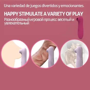 Sucking Vibrator female clit sucker Women Nipple Oral Blowjob Vacuum Stimulator Suction Clitoris Sex Goods Adults 18 Couple Toys 5