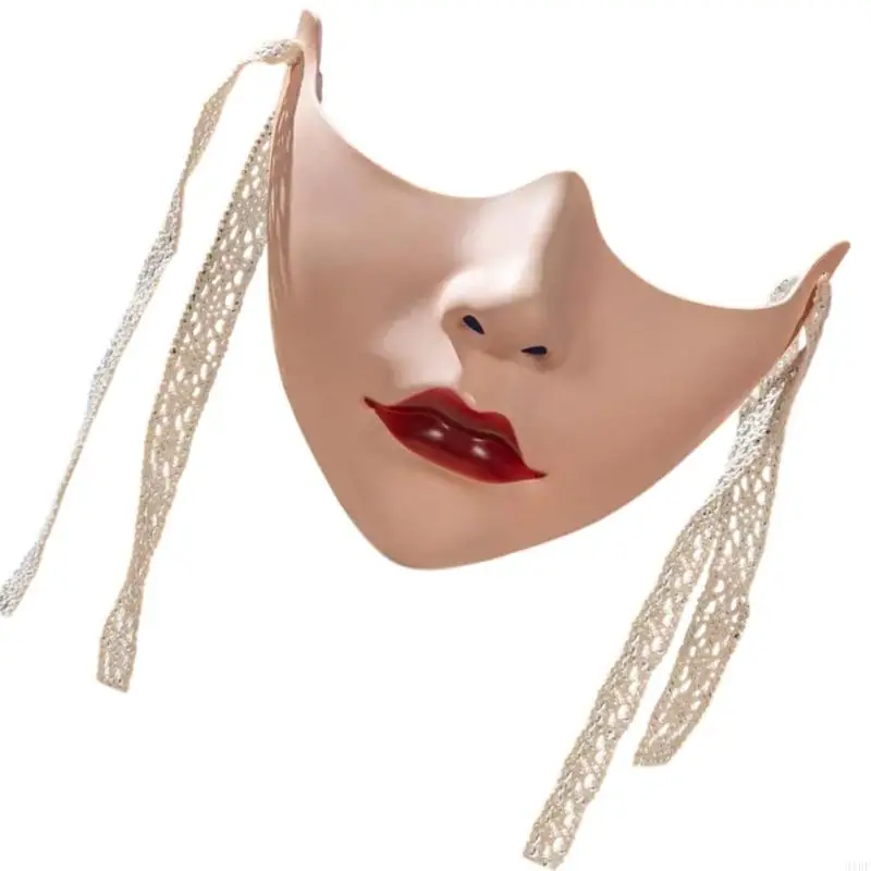 31BF Masquerade Maske Beauty Mask Cosplay Maske Mechanische Halbgesichtsmaske Geschenk Unisex – Detail 10