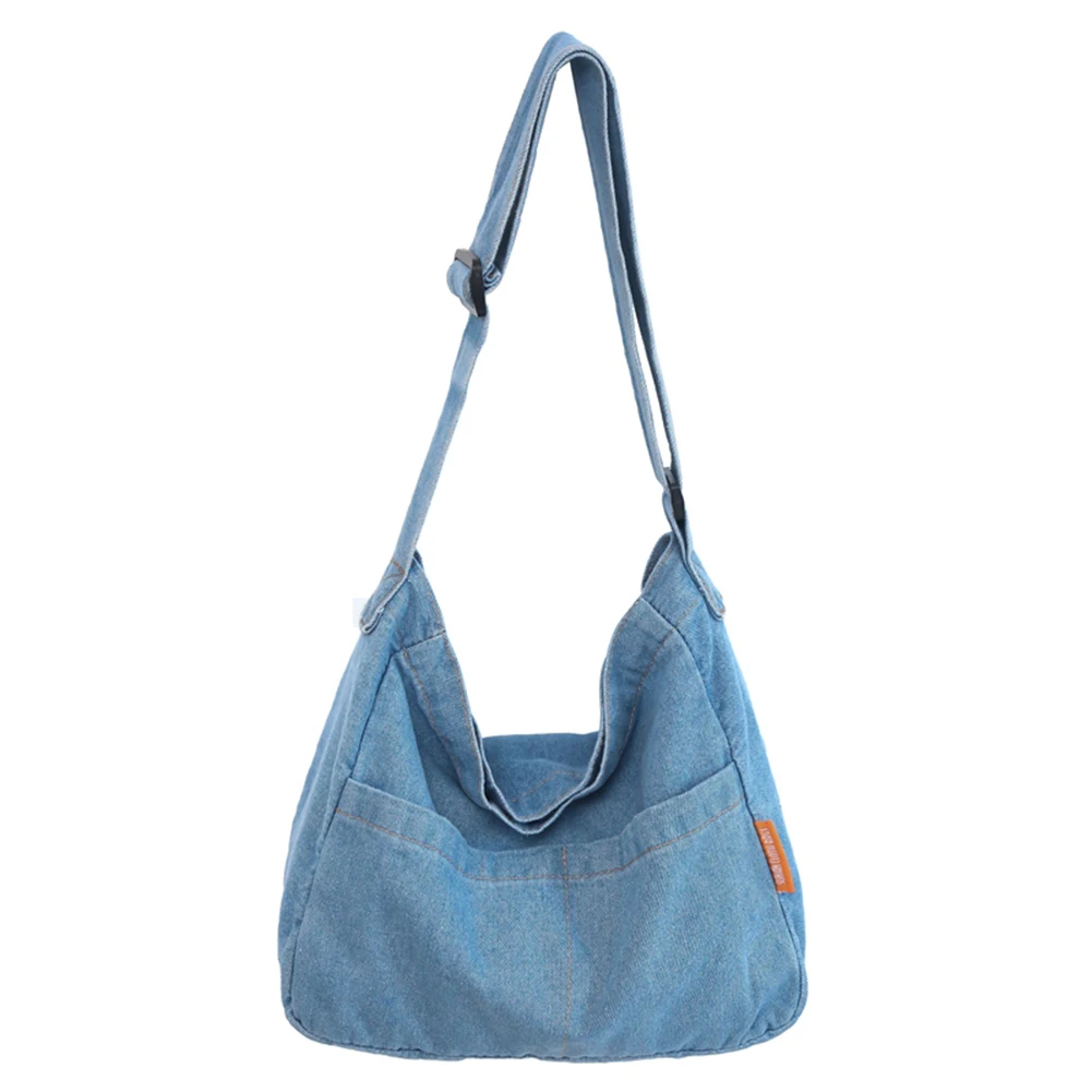 WomenDenimMessengerBagSpaciousVintageToteforEveryday