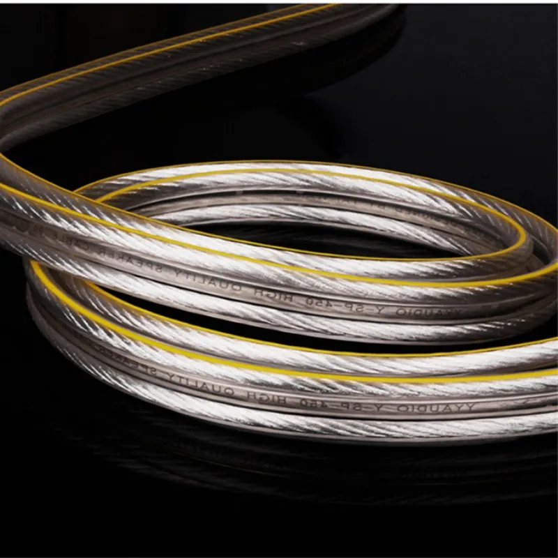 Fieber-Lautsprecher kabel 700-adriges 6n-Audiokabel ofc-Kabel versilbert doppelt parallel profession eller Ingenieur für Heimkino
