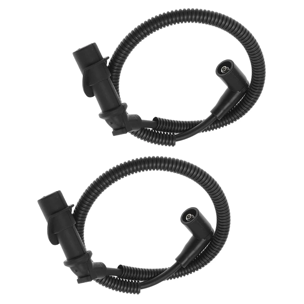 2pcs Ignition Coil Spark Plug Cap and Wire for Polaris Ranger Sportsman 700 800 RZR 800 4012439 4011060 4011059 4010909