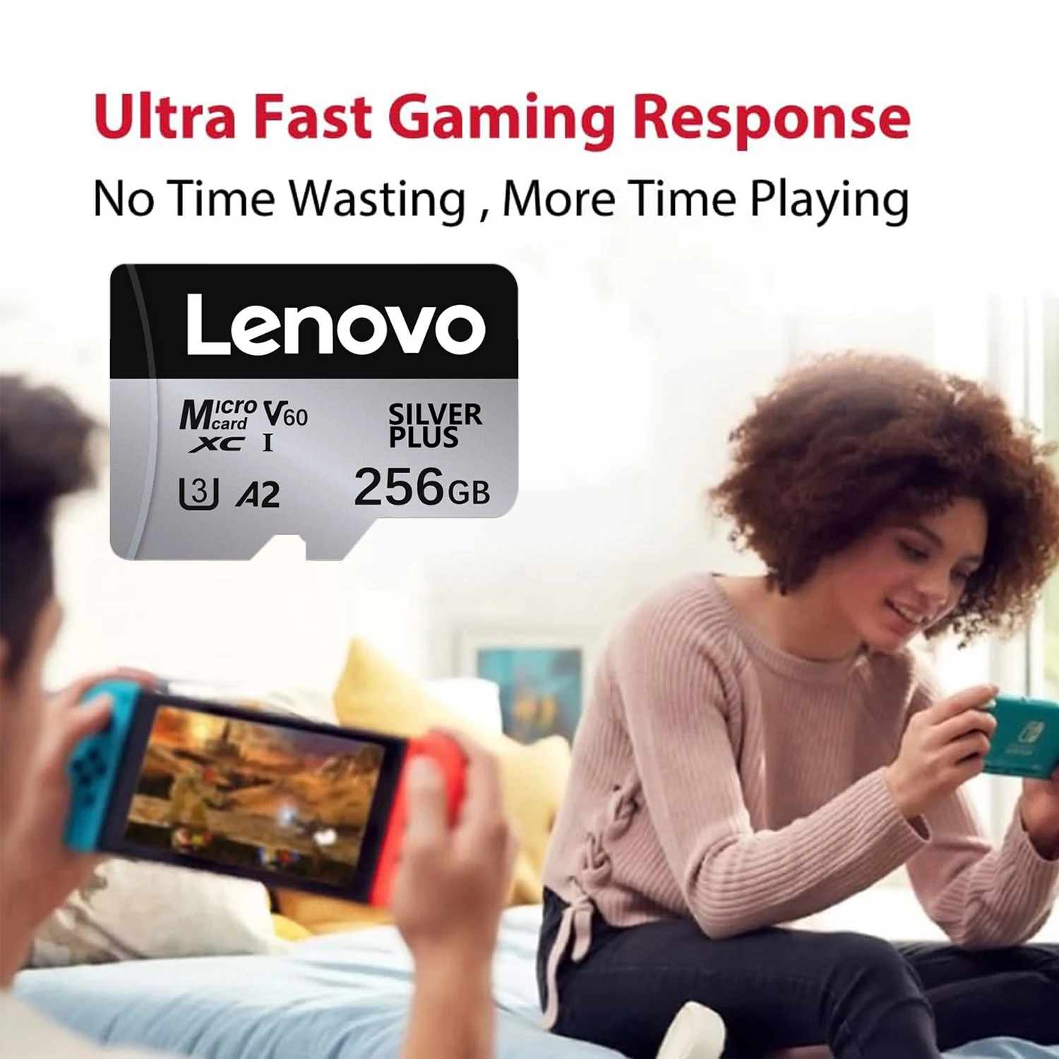 레노버 메모리 카드 1TB 고속 TF 플래시 카드 C10 U3 A2 지원 카메라폰 닌텐도 스위치 64GB 128GB 256GB 512GB TF 카드