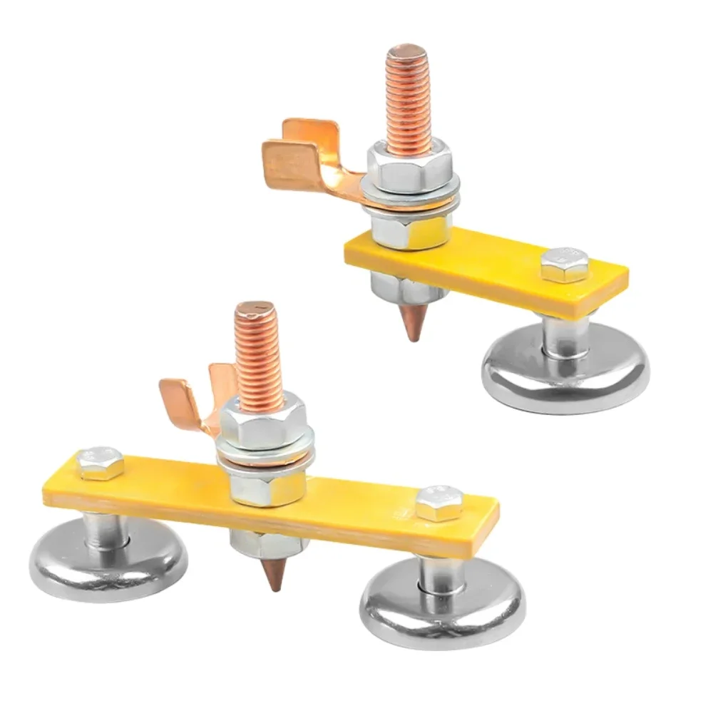 

Magnetic Welding Head Support Clamp Strong Magnetism Welding Support Heads Large Suction Welding Ground Clamp Holder Repair Tool