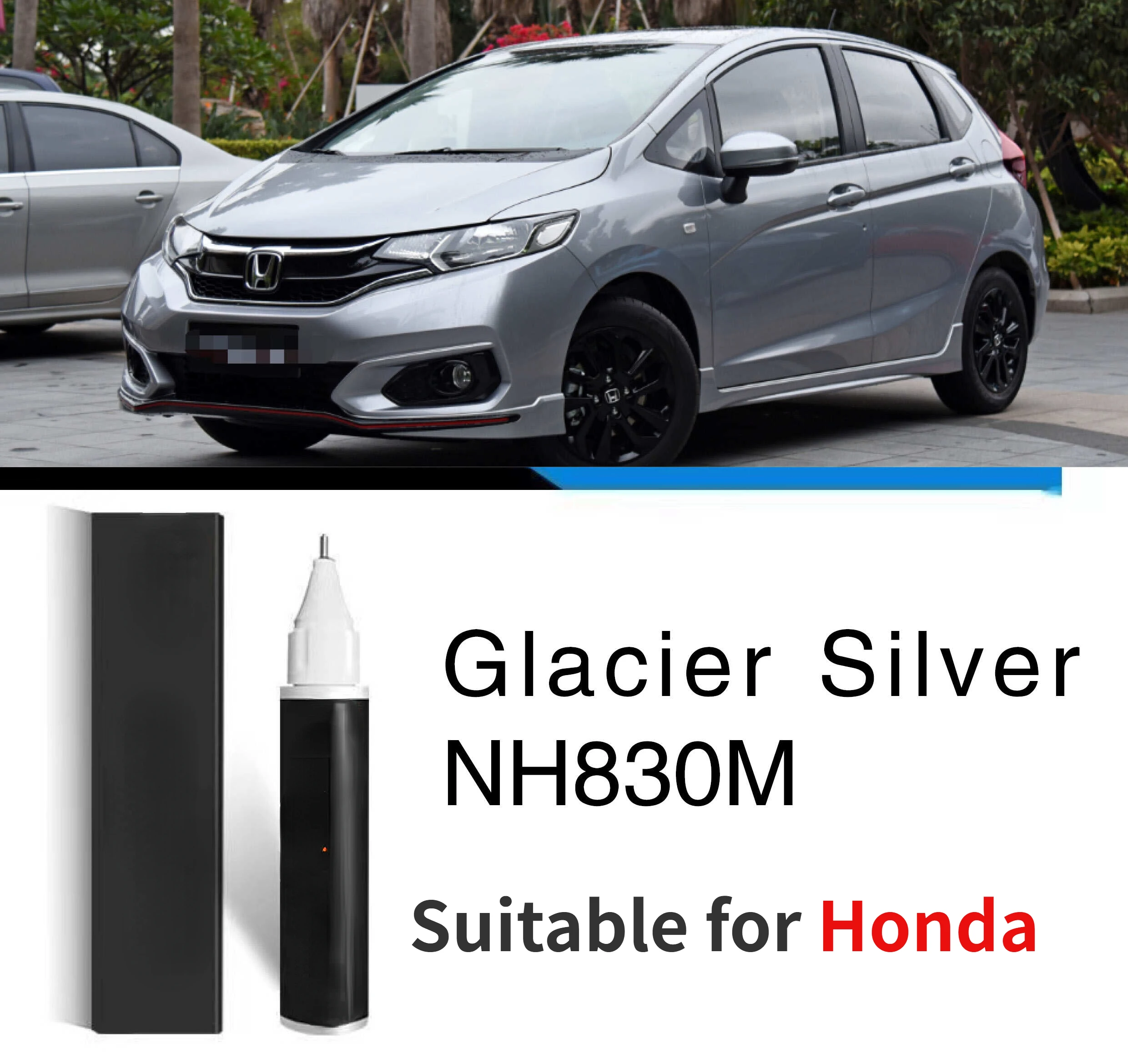 Suitable for Honda  Silver Touch-up Pen Accord Civic CRV Crown XRV Fit color silver NH737M NH700M NH787M NH797M NH830M G516P