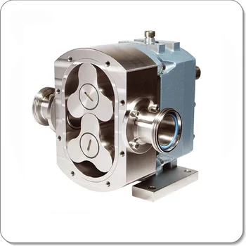 

Cream Cosmetic Heat Jacketed Lobe Rotor Pump Self Priming Cosmetic Pump Head PUMP 3RP25 Food Grade Stainless Steel