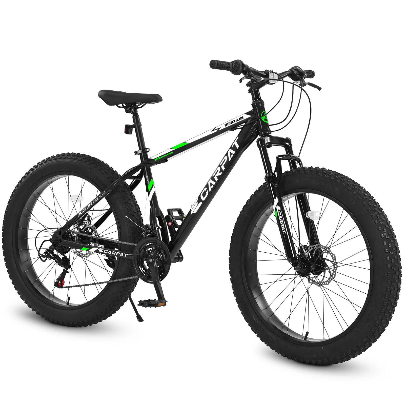 

Current Stock in US Bicycle 26 Inch 21 Speed Full Suspension Bicicletas Mountain 4.0 Fat Bike