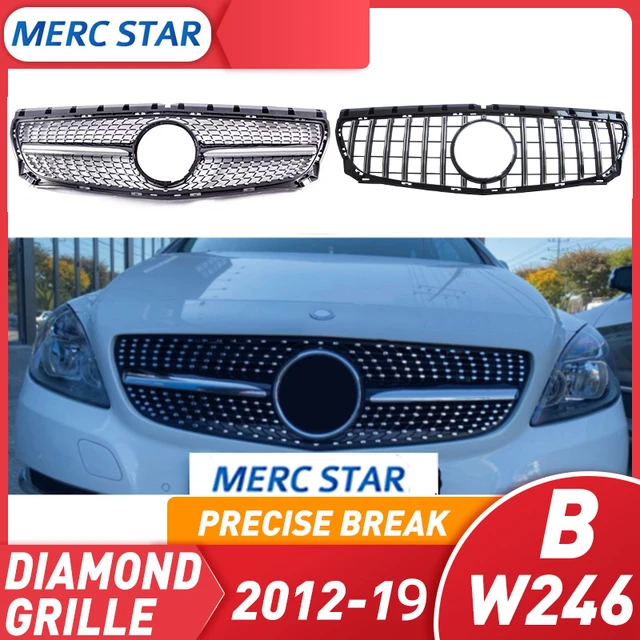 For Mercedes-benz B-class W245 W246 W247 2009-2021 Car Middle Grille B180  B200 B260 Gt Diamond Front Vertical Bar Bumper Grille - Racing Grills -  AliExpress