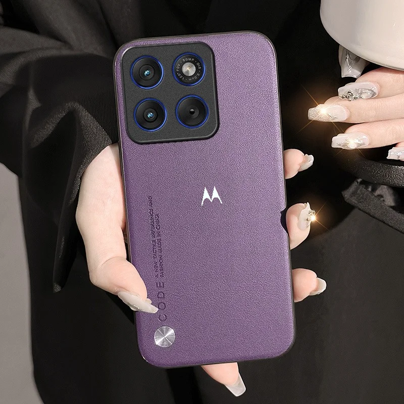 Luxury Plain Leather Shockproof Protector Cover