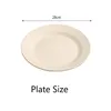 1/4/10PCS Blue Green Nordic Polypropylene Plates Dinnerware Tableware Eco Friendly Lightweight Kitchen Dishes Safe Dinner Plates 3