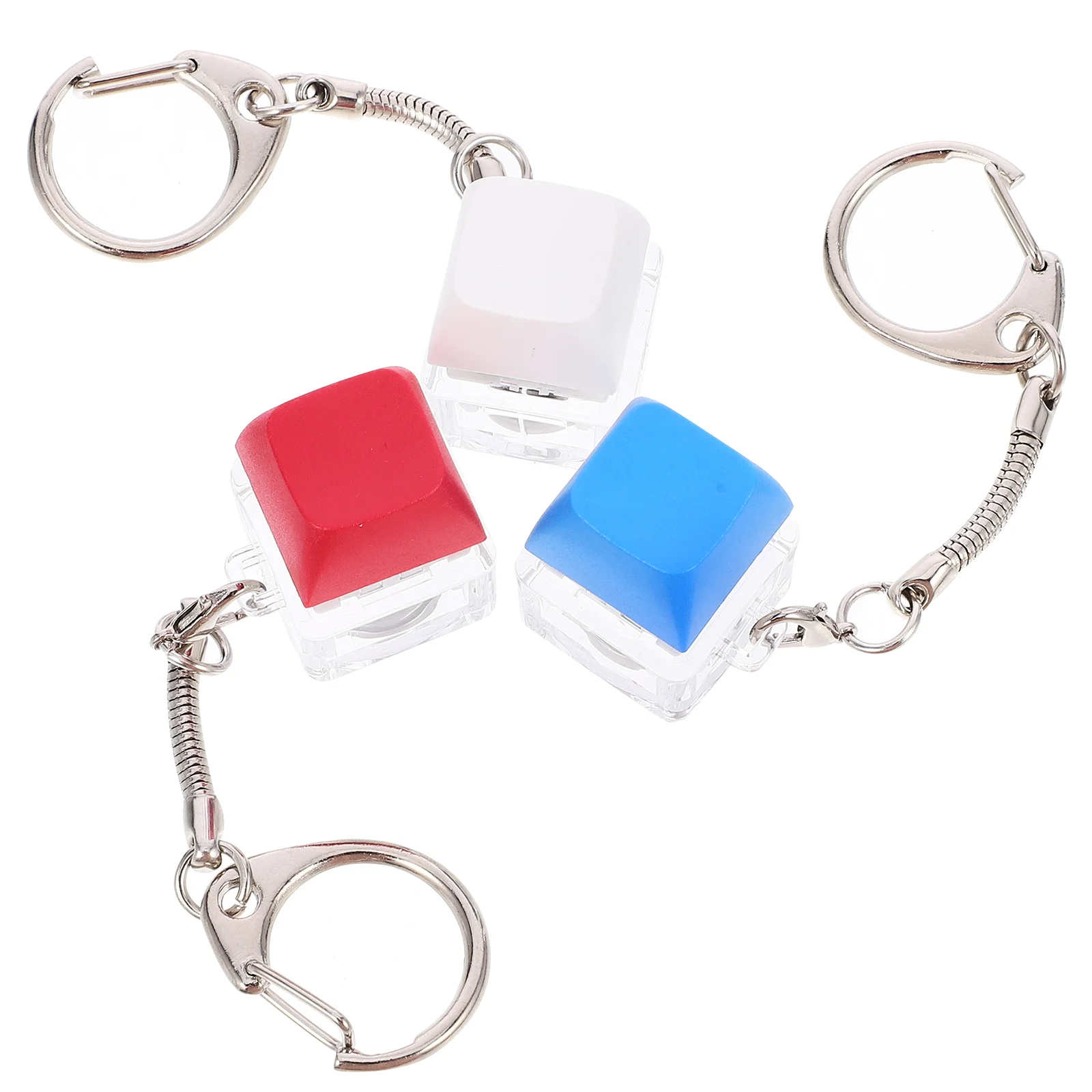 

3 Pcs Keyboard Toys Bag Decor Keyring Purse Chain Charms Bags Handbag Hanging Keychains Plastic Pendant Pendants Child