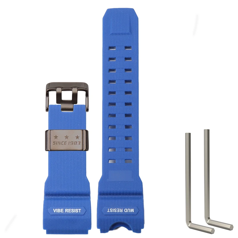 Durable Resin Sports Watch Band - Waterproof Wristband Replacement Bracelet
