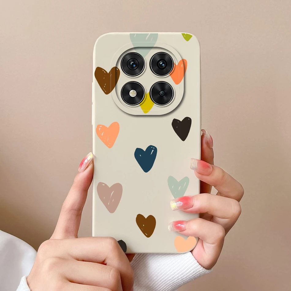 Fashionable Soft Liquid Silicone Phone Case for Xiaomi Redmi Note 14 Pro Plus