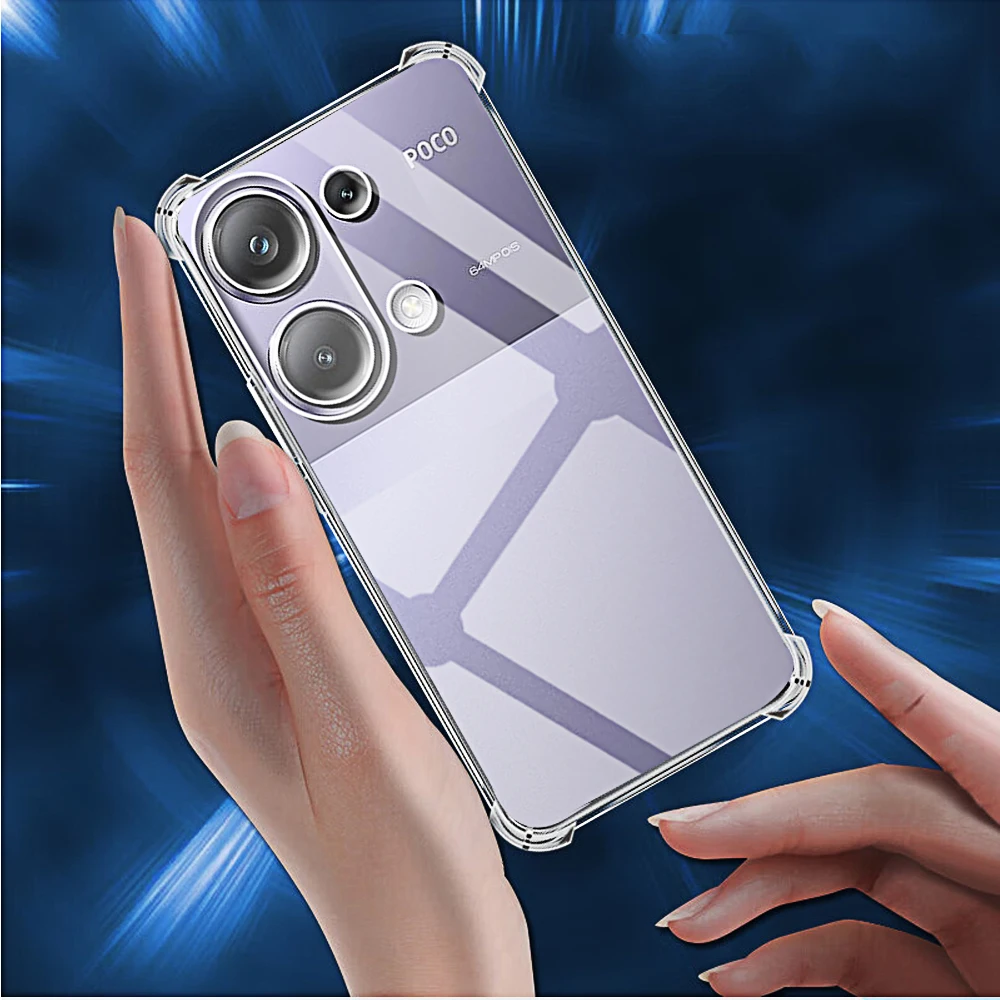Durable Transparent Clear Silicone Soft TPU Shockproof Phone Case