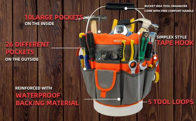 5 Gallon Bucket Tool Organizers, Five Gallon Ideas