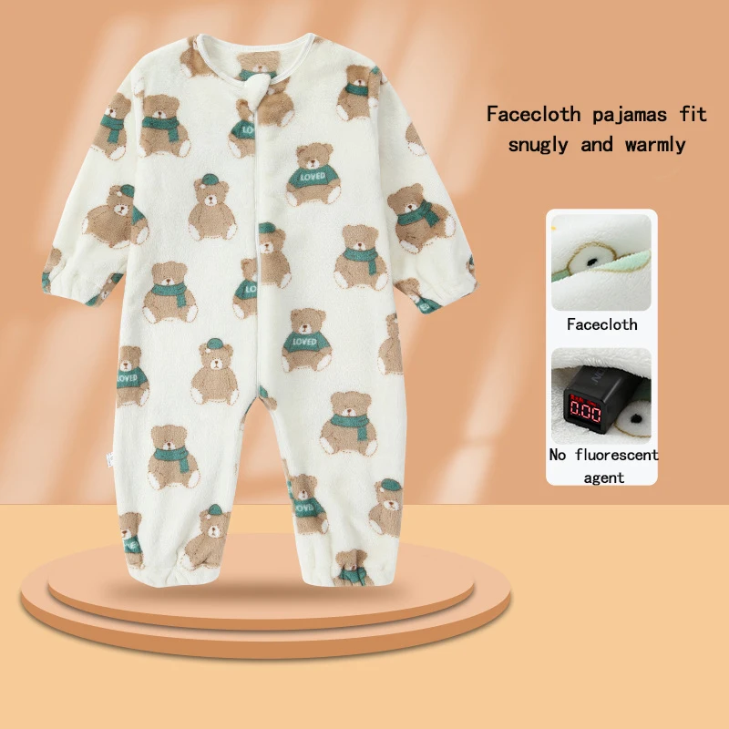 Baby jumpsuit pajamas Winter for New Born Child Baby Fashion Homewear Cotton Clothing Newborn baby/infant Jumpsuit Jumpsui