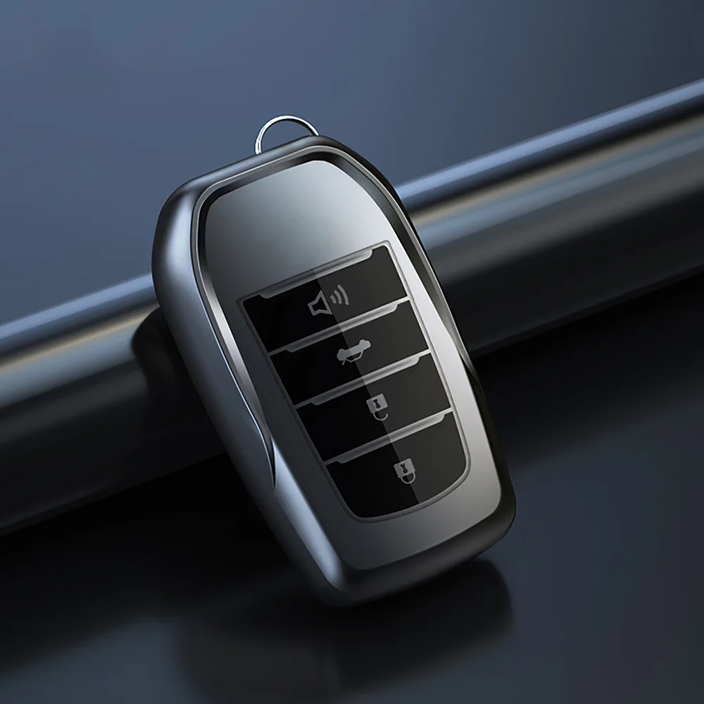 Premium TPU Car Key Case Cover with 2-4 Button Protection