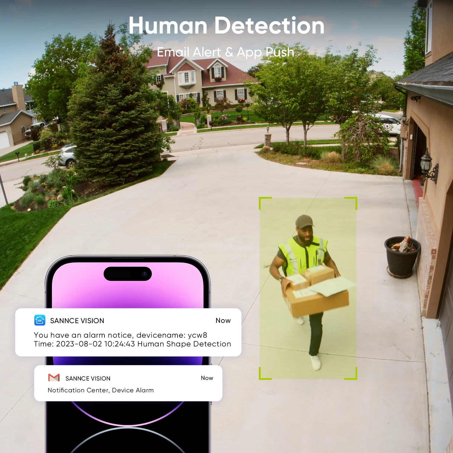 Bullet style IP security camera