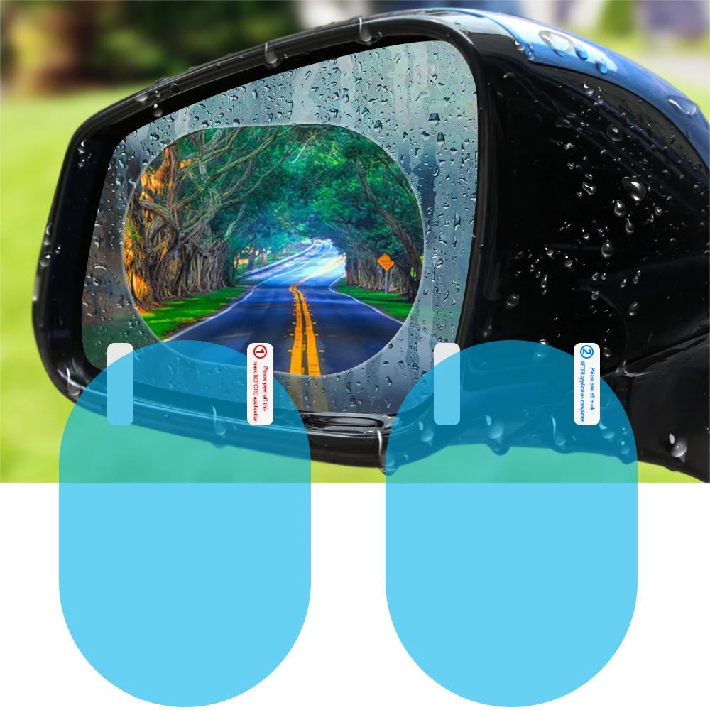 

2Pcs Car rearview mirror waterproof and anti-fog film For Nissan Tiida Teana Skyline Juke X-trail Almera Qashqai Livina Sunny