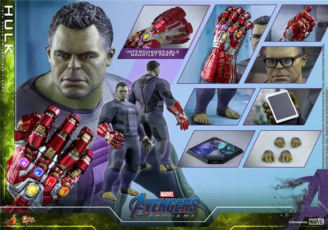 In Stock HotToys HT 1/6 MMS558 MMS430 Avengers 4 Hulk Hulk
