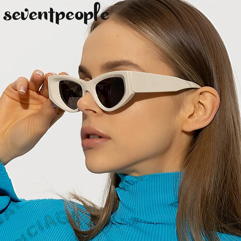 New Fashion Unique Cat Eye Sunglasses Women 2023 Vintage Brand Designer  Irregular Star Sun Glasses Female Small Cateye Sunglass - Sunglasses -  AliExpress