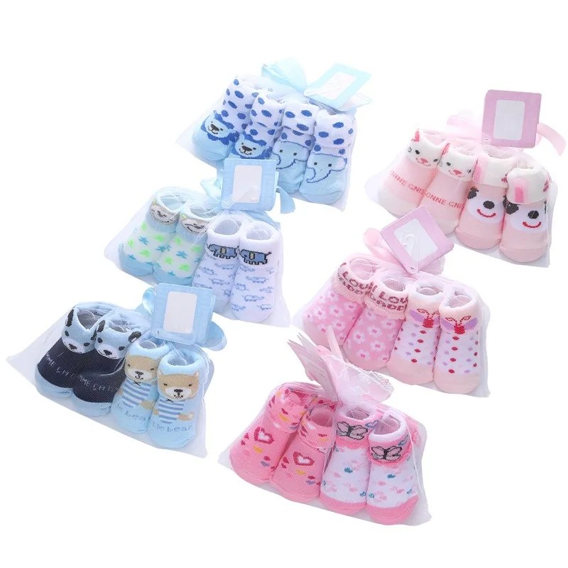 Baby Socks 2Pairs Infant Autumn Cotton For Girls Boys Newborn Toddler