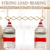 Stainless Steel 7-Hole Support Clothes Hanger Household Saving Space Clothes Rack for Dormitory Hanging Folding Clothes Rack 4