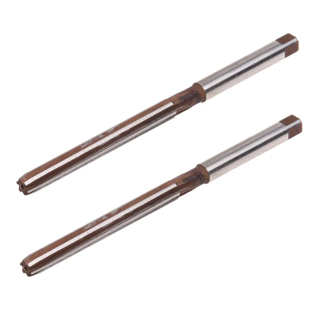 2X High Speed Steel Straight Shank 5Mm 6-Flute Hand Reamer 3.3