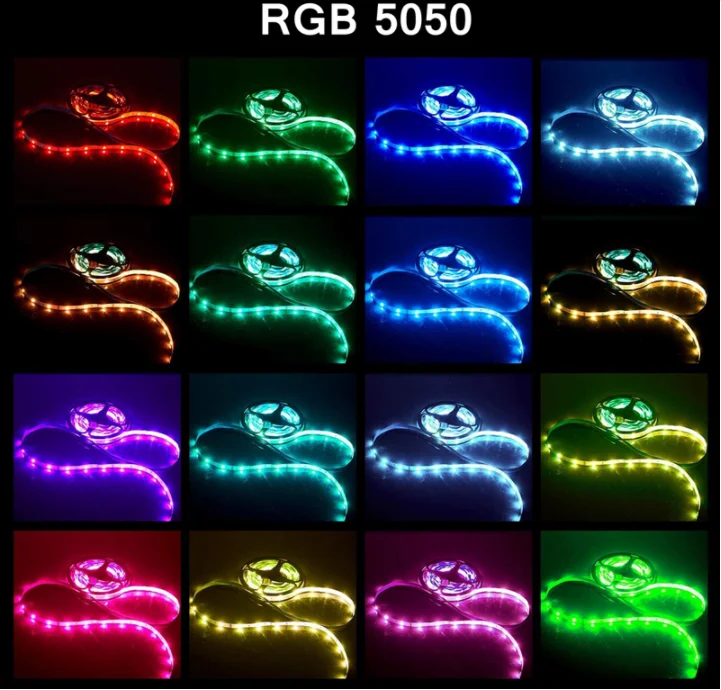 DC 5V USB LED Strip 5050 Waterproof RGB LED Light Flexible 50CM S3ee02ca771a34f3f9038251978876a96X