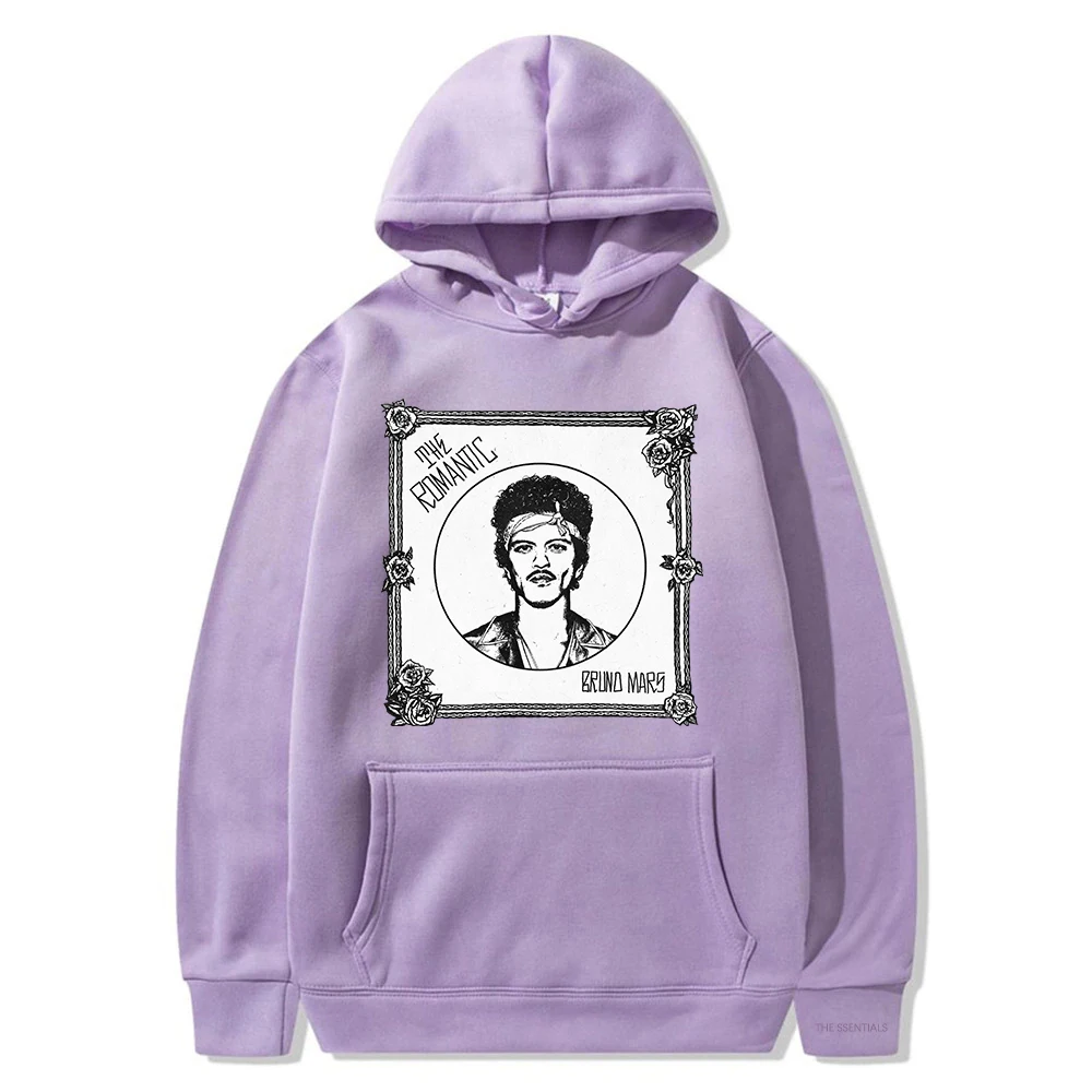 Bruno Mars The Romantic Tour 2026 Hoodie New Album Vintage Fashion Men/women Hoodies Harajuku Winter Clothes Pullover Sweatshirt